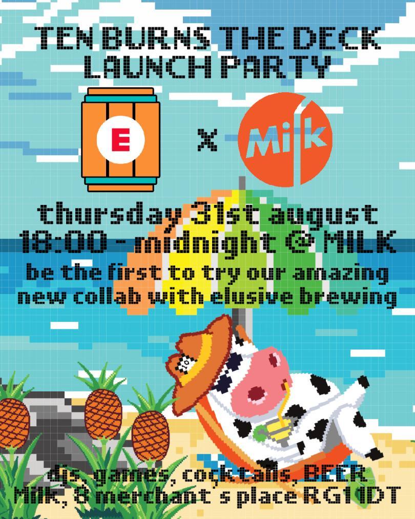 Cow Drinking A Daiquiri 