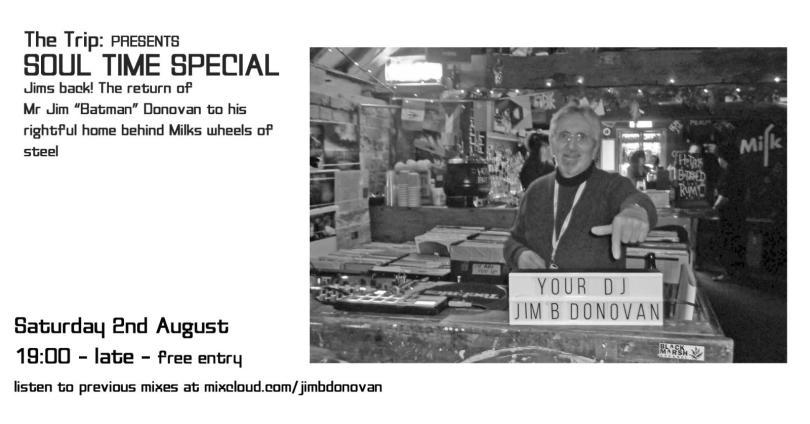 DJ Jim B Donovan behind the decks