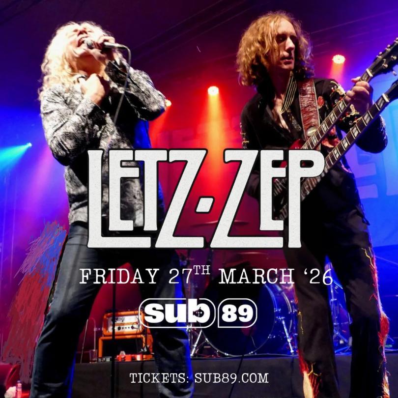 Image of :Led Zepellin tribute band Letz Zep on stage