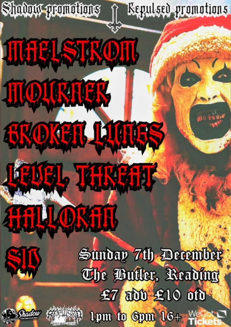 A horrible clown and a list of bands