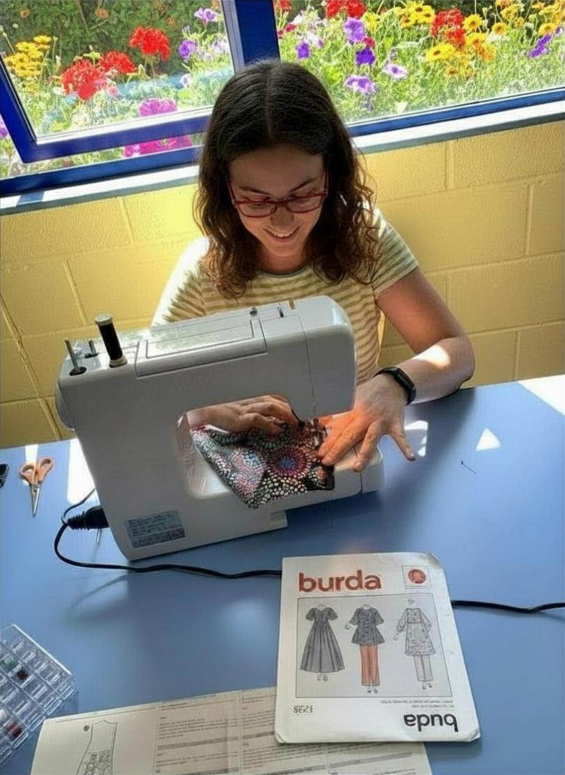 sewing set up 