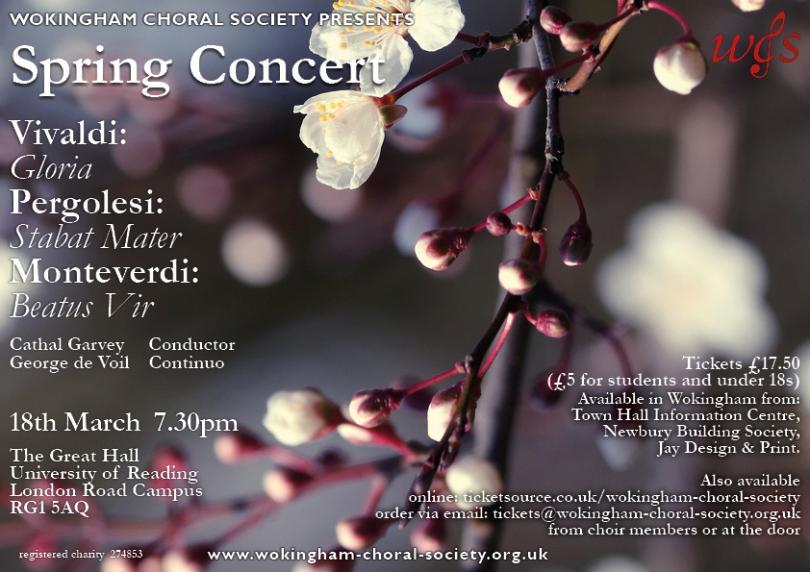 Celebrating Spring With Wokingham Choral Society