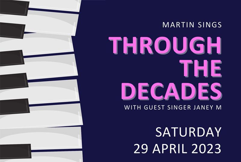 Martin sings through the Decades for Royal Berkshire Charity