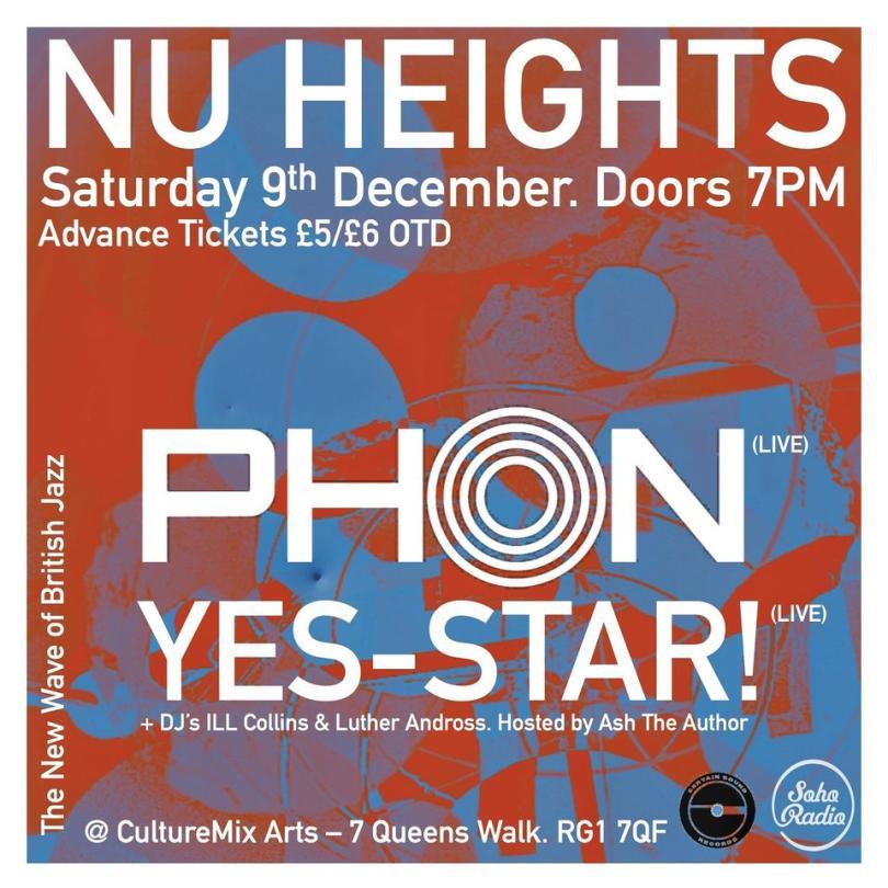 NU HEIGHTS: Phon (live) Yes-Star! (live) + DJ’s