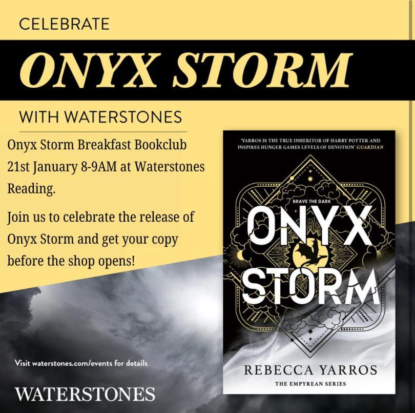 Onyx Storm Breakfast Bookclub