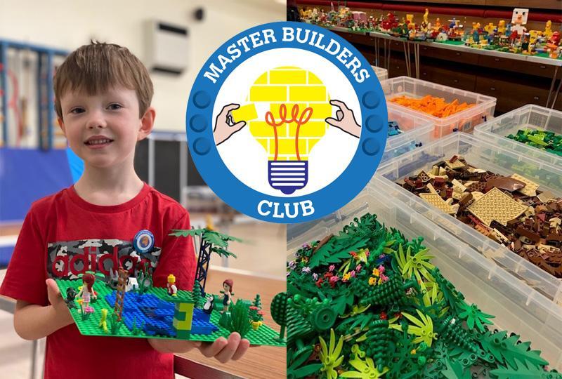 A child playing with LEGO