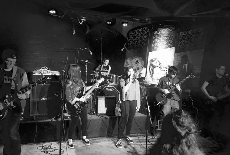 Rock Academy students on stage