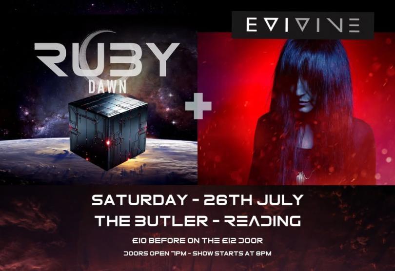 Logos and key art for Ruby Dawn & Evi Vine