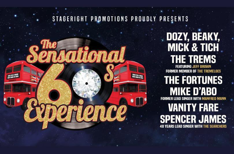 The Sensational 60s Experience  - May 2026 at The Hexagon Reading.