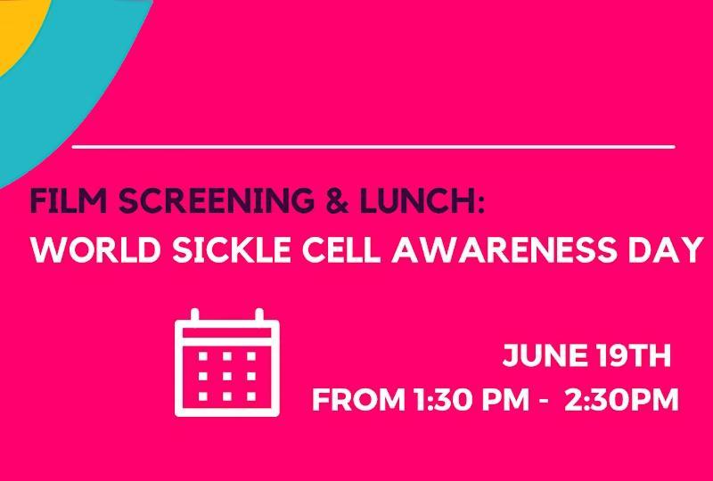 World Sickle Cell Awareness Day poster