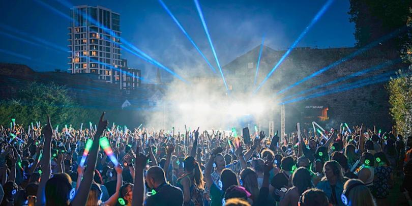 Silent Disco in the Abbey Ruins