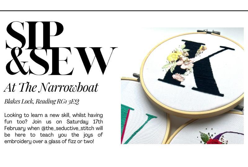 Sip & Sew at The Narrowboat