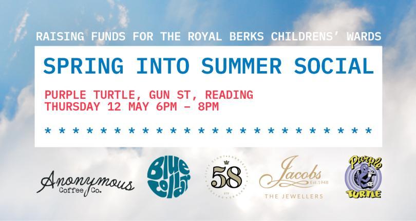 Poster for the event with the businesses involved's logos