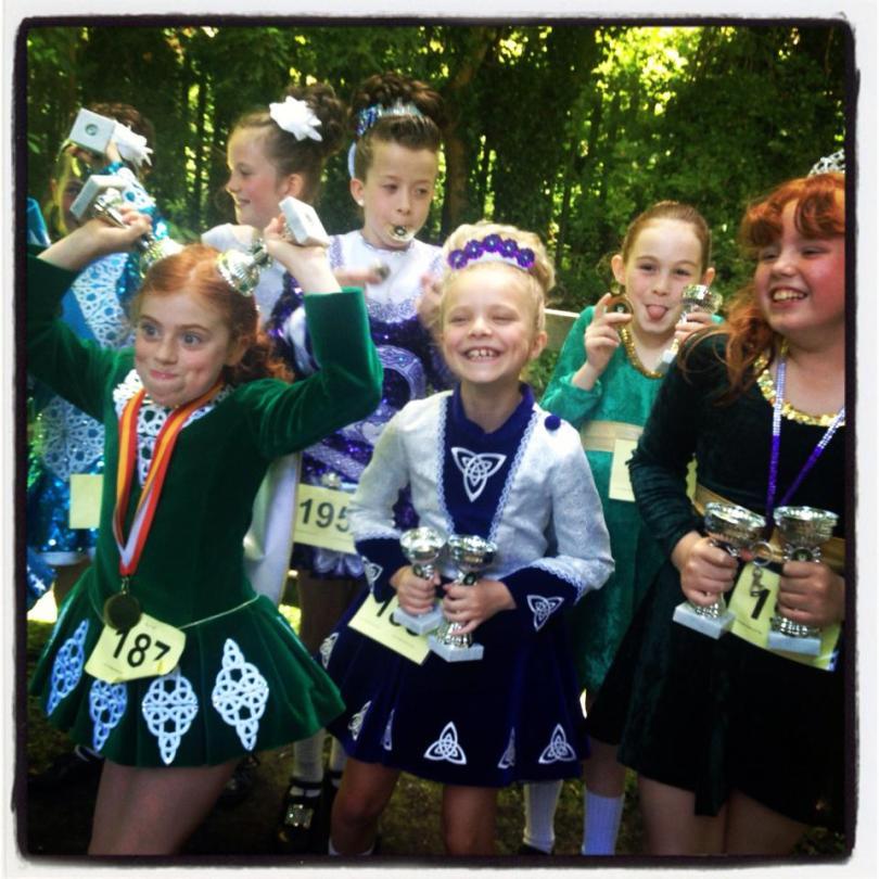 All smiles after a successful day competing.