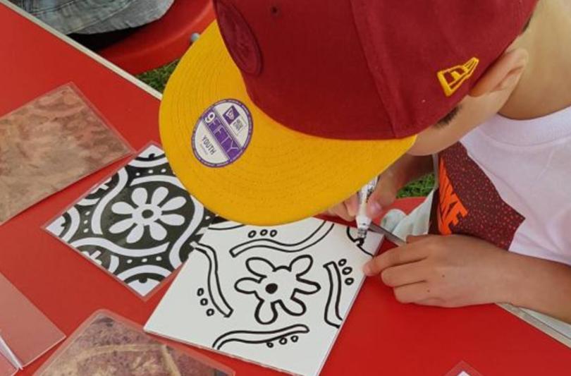 Make & Take: Medieval Tile Decorating