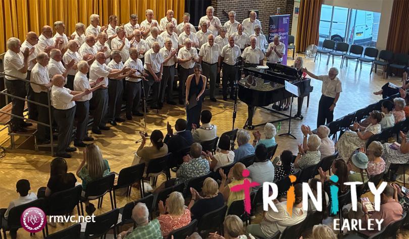 Reading Male Voice Choir performing at Trinity Church