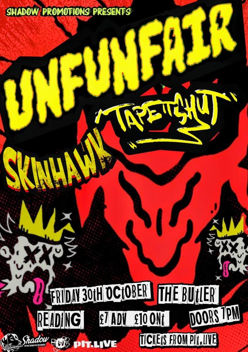 Poster with band logos