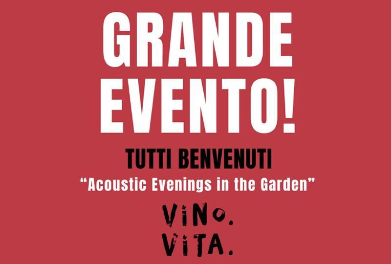 Acoustic Evenings at Vino.Vita. 