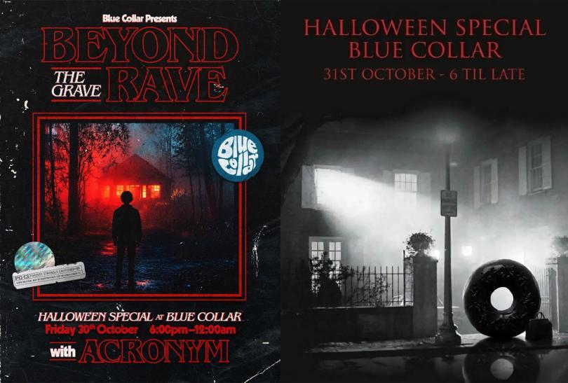 Posters in the style of Stranger Things and the Exorcist