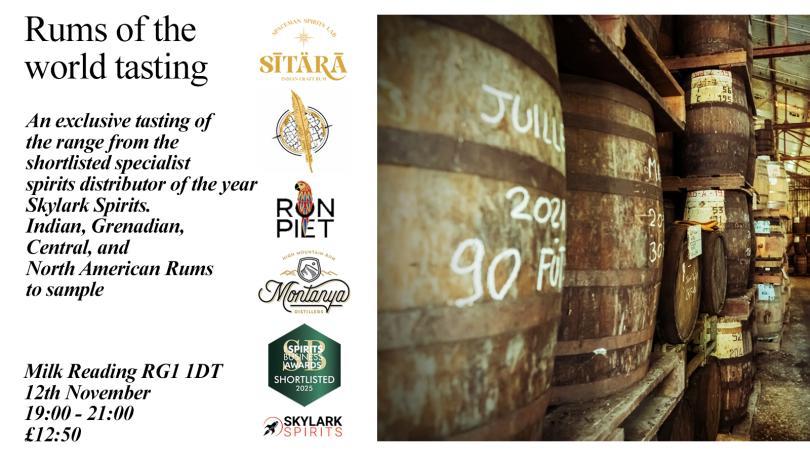 Rum tasting barrels 