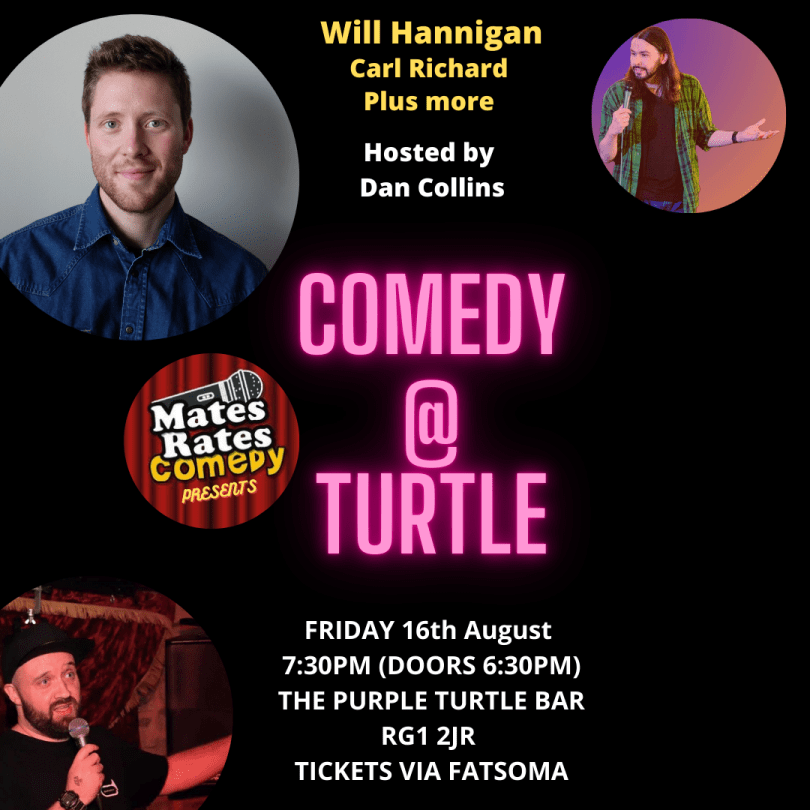 Comedy at Turtle with Headliner ﻿Will Hannigan