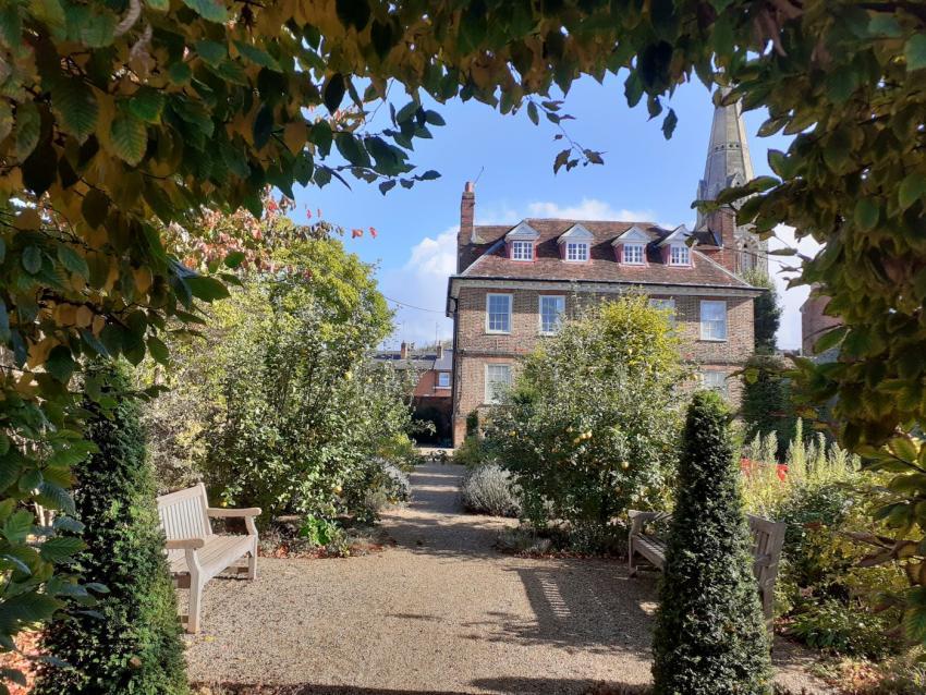 Watlington House Rear Garden in the Summer