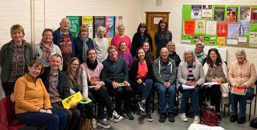 cast of Twyford dramw panto