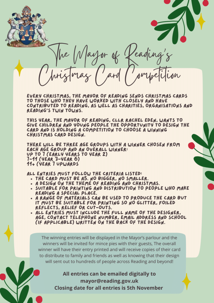 The Mayor of Reading’s Christmas Card Competition