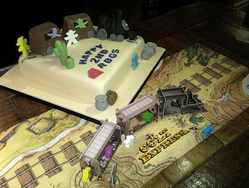 Colt Express themed birthday cake