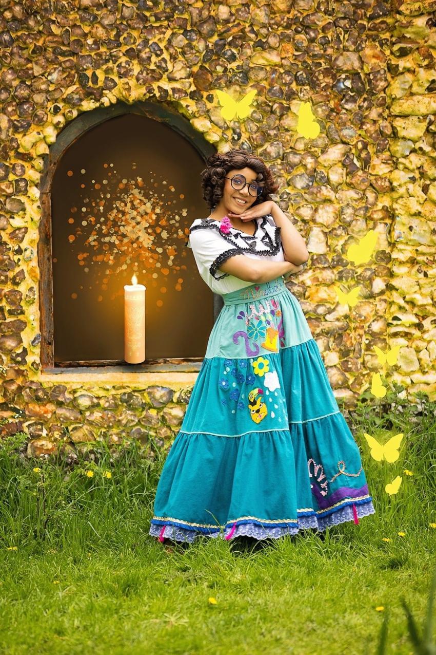 The photo shows Maribel from Encanto.