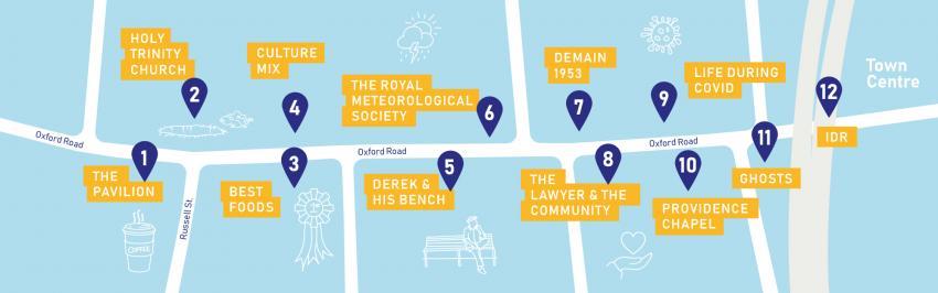 Map of QR code points