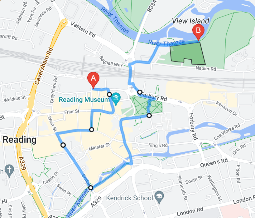 Map of the 2023 Love Unites Parade route