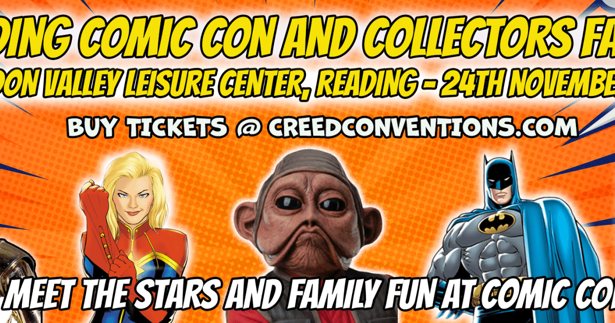 Reading Comic Con November 2024 What's On Reading