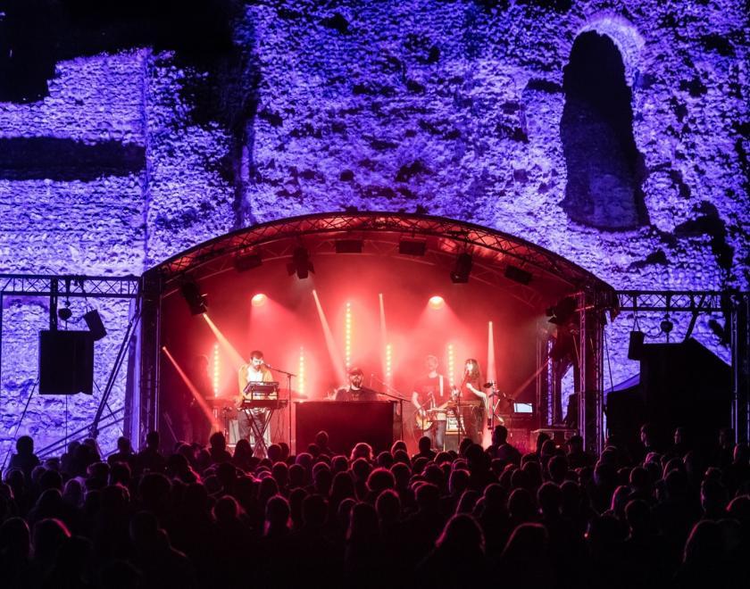 BC Camplight on stage at Down At The Abbey