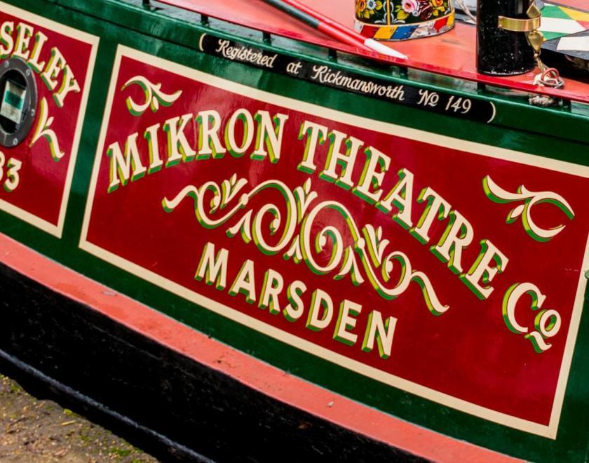 Mikron Theatre Co. canal boat