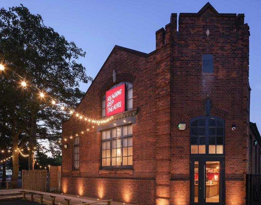 Exterior architectural image of the theatre building 