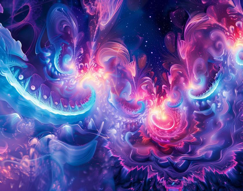 image of psychedelic space swirls