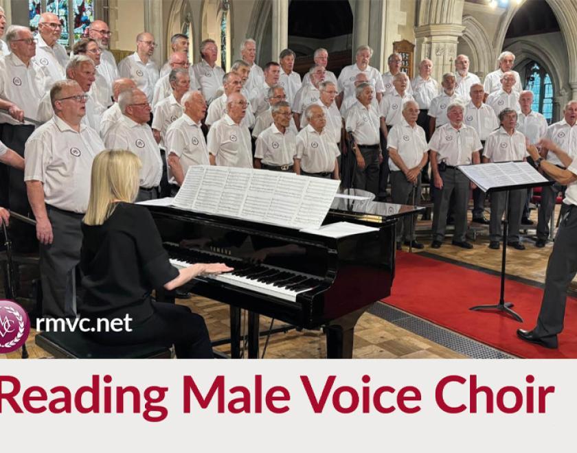 Reading Male Voice Choir practiciing