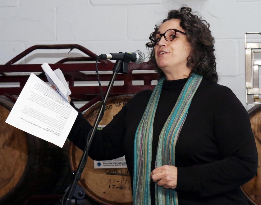 Alexa Volker at the What's On Reading Cultural Champions event