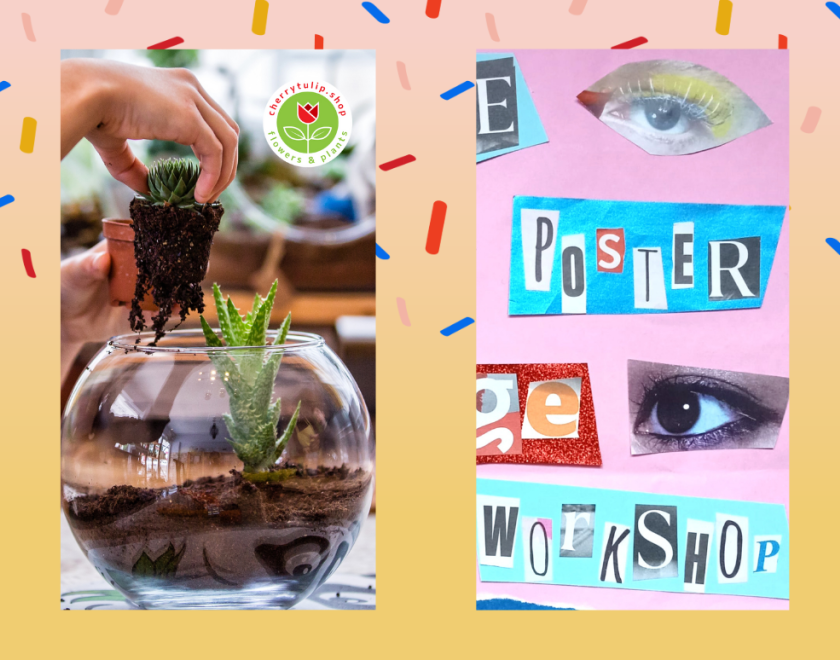 Workshops at Reading Biscuit Factory's birthday weekend.