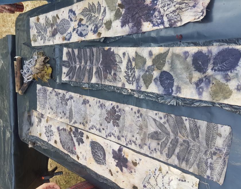 A picture of botanical printing