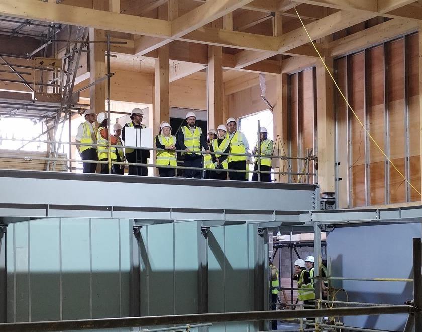 Opening of the new Hexagon Studio pedestrian walkway