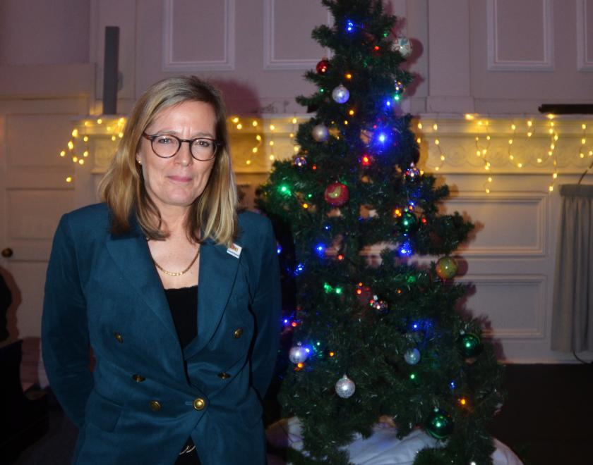 Launchpad CEO Su Hamblyn at the 2023 Launchpad Carols By Candlelight
