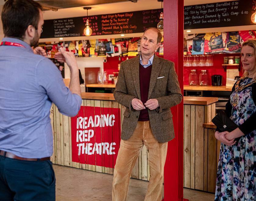 HRH Prince Edward, The Earl Of Wessex announced as Royal Patron for Reading Rep Theatre