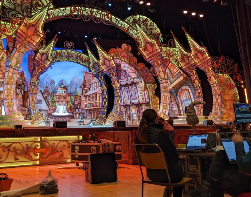 Cinderella Digital Set - Stage Set Up