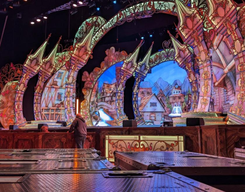 Cinderella Digital Set - Stage Set Up