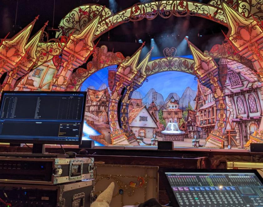 Cinderella Digital Set - Stage Set Up