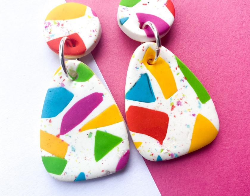 Terrazzo Earring Workshop at Double-Barrelled Brewery