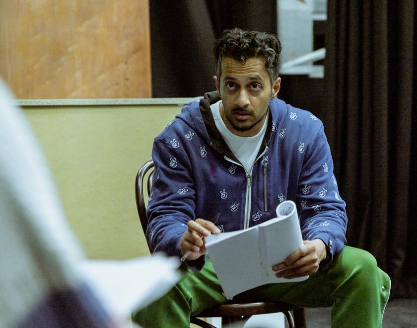 Rehearsals underway for RABBLE Theatre's Glitch - The True Story of the Post Office Scandal Written by Zannah Kearns