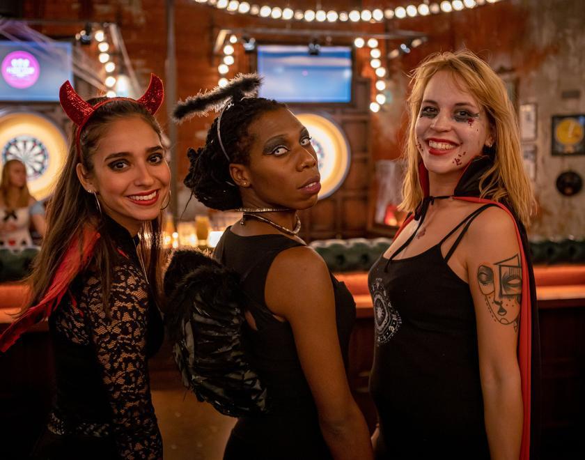 Halloween fun at Flight Club Reading